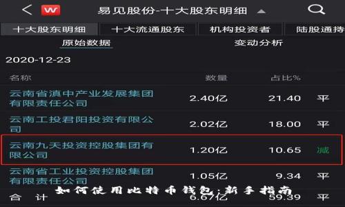 如何使用比特币钱包：新手指南